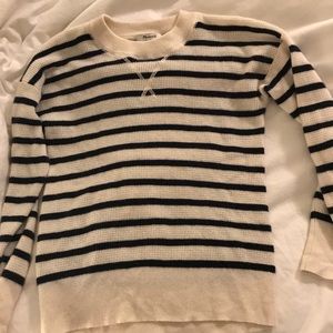 Madewell cashmere stripe sweater